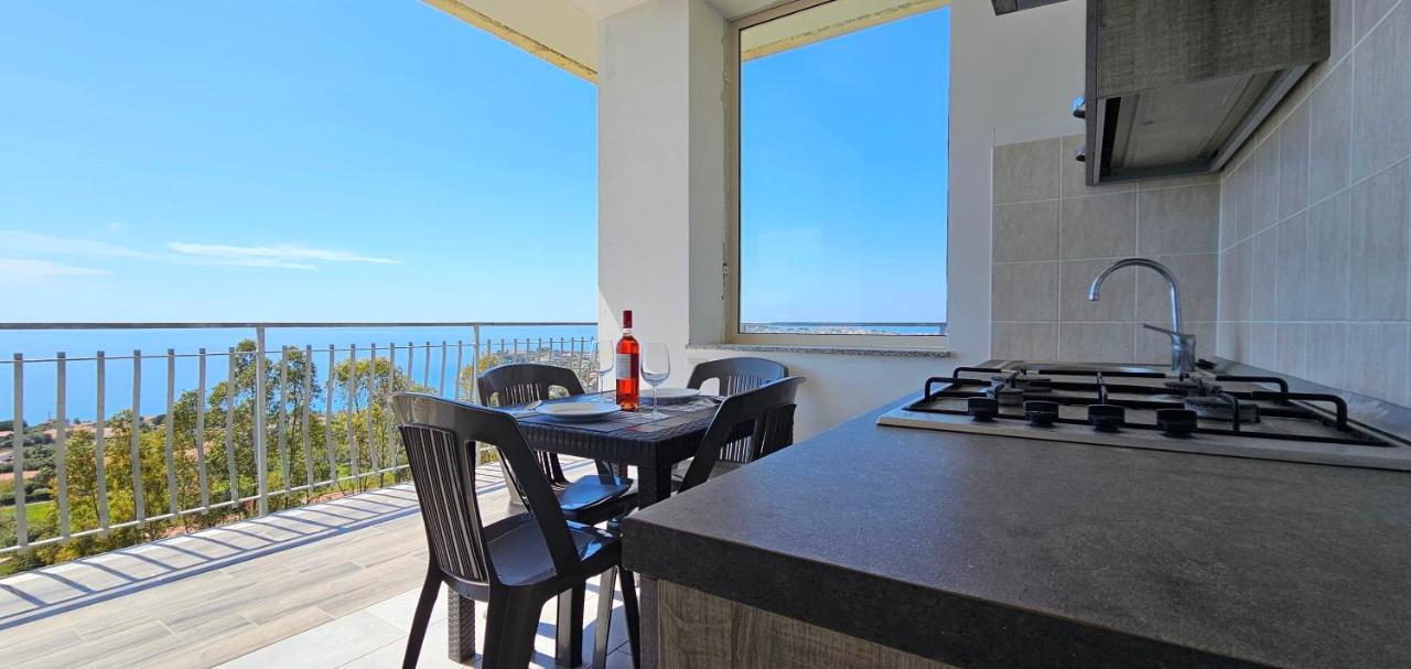 Naturamare Apartments - Piscina Idromassaggio Con Vista Mare Aperta Fino Alle Ore 22-00 카포바티카노 외부 사진